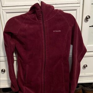Columbia Women's Maroon Fleece Jacket